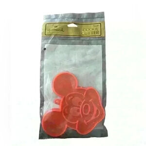Vintage Mickey Mouse Cookie Cutter New! Dead Stock Handle Hallmark Disney USA